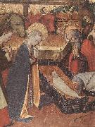 The Nativity (detail) dh, MARTORELL, Bernat (Bernardo)